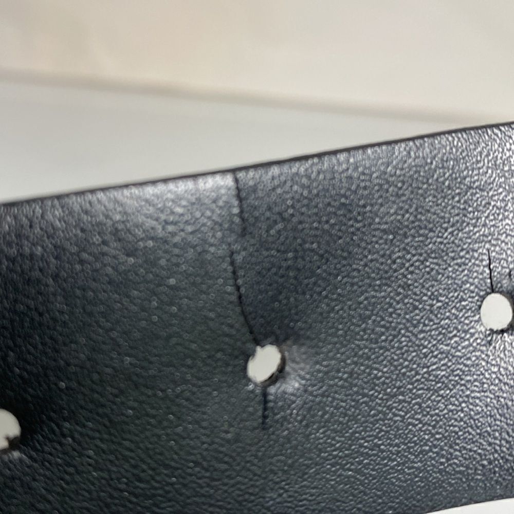 PARIS BLUES Black Leather Rivet Belt - Picture 6 of 8